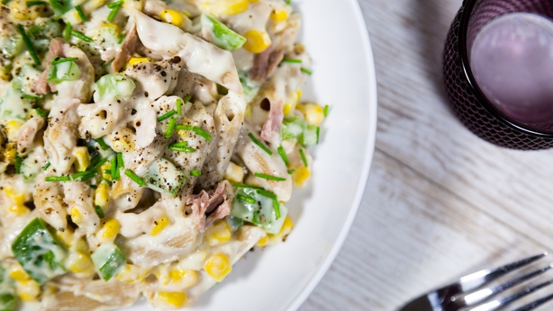 Tuna with Sweetcorn & Peppers