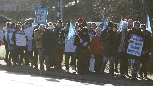 INMO members staged a 24-hour strike this week