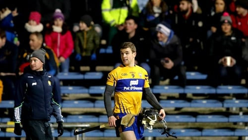Kelly leaving the pitch following his red card in Semple Stadium last Saturday