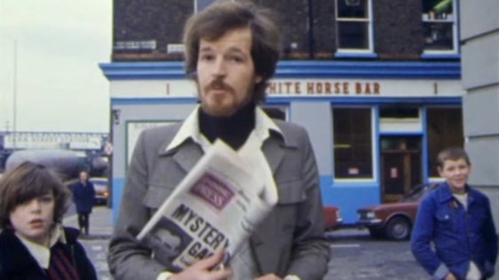 The Evening Press, Conor McAnally outside The White Horse Bar