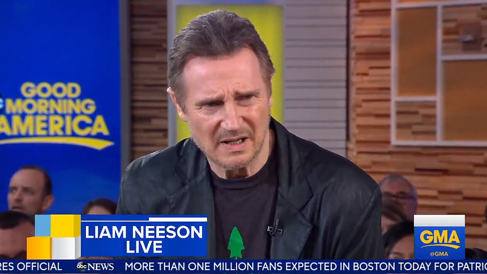Î‘Ï€Î¿Ï„Î­Î»ÎµÏƒÎ¼Î± ÎµÎ¹ÎºÏŒÎ½Î±Ï‚ Î³Î¹Î± Liam Neeson in tv interview