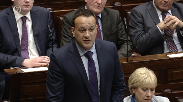 Leo Varadkar was speaking in the Dáil today