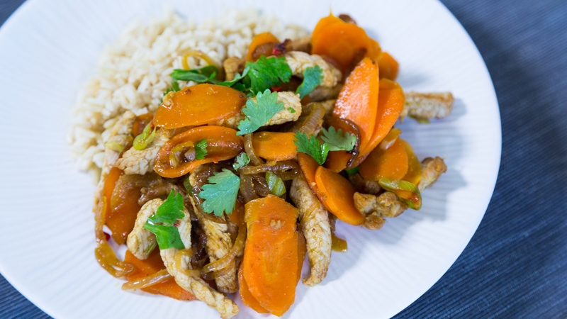 Pork Carrot Stir Fry: OT