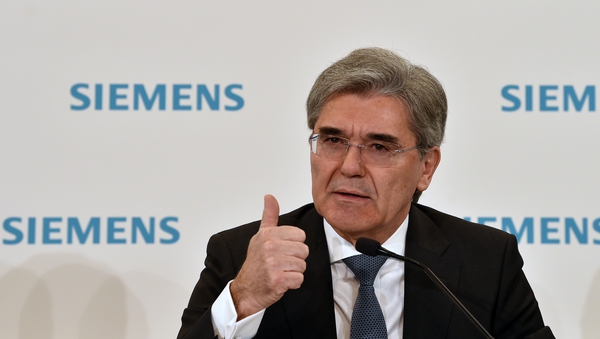 Siemens CEO Joe Kaeser is stepping down today after leading the company since August 2013