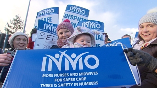 The action by up to 40,000 nurses remains set for Tuesday, Wednesday and Thursday