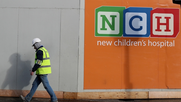 Construction work is under way at the National Children's Hospital
