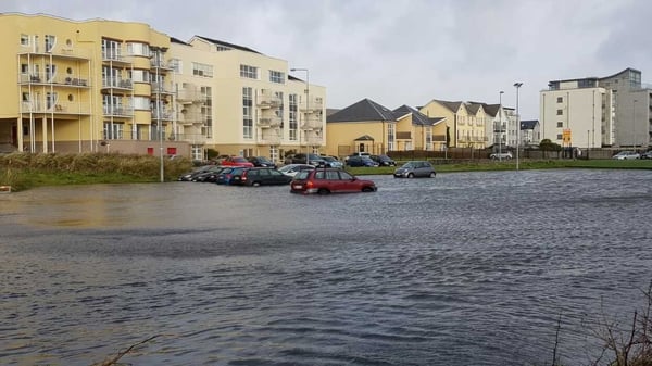 Flooding in Galway after Storm Erik in February 2019. Photo: Pat McGrath