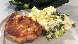 Lilly's Pork Chops with Colcannon