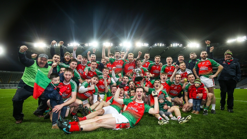 Kilcummin celebrate winning the ALL-Ireland title