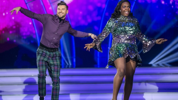 Demi and her Switch Up Week partner Robert Rowinski