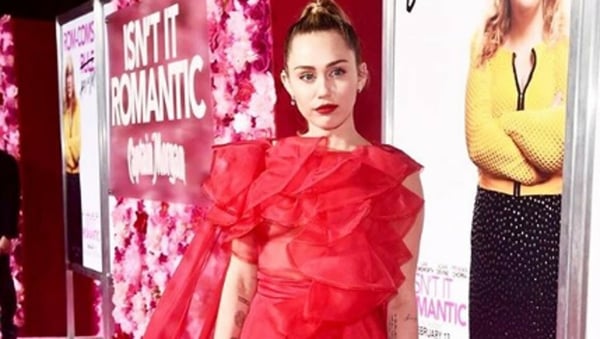 Miley Cyrus posted several pictures on Instagram of the red carpet premiere, picture via Miley Cyrus/Instagram