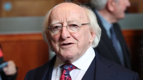 Michael D Higgins is due to address to the United Nations General Assembly later today