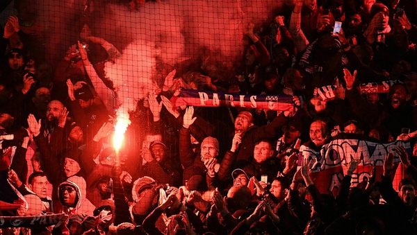 Paris St Germain face a UEFA charge over their fans behaviour