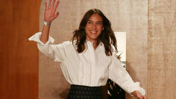 Alexa Chung after her LFW debut (Isabel Infantes/PA)