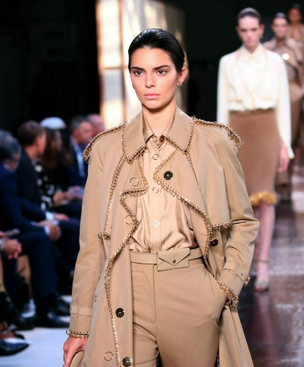 Last year Burberry was one of Kendall Jenner's few catwalk appearances (Isabel Infantes/PA)