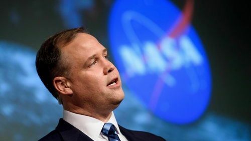 Jim Bridenstine says he hopes to have astronauts back on the moon by 2028