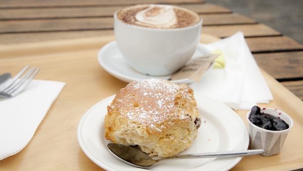 coffee and scone