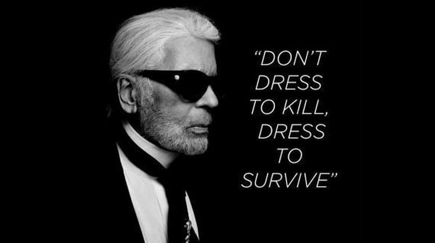 Karl Lagerfeld, the Designer Who Dressed to Survive