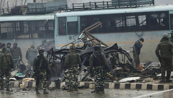 A suicide attack in Kashmir a week ago triggered the current rising tensions
