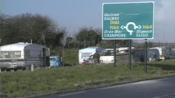 Travellers in Limerick.