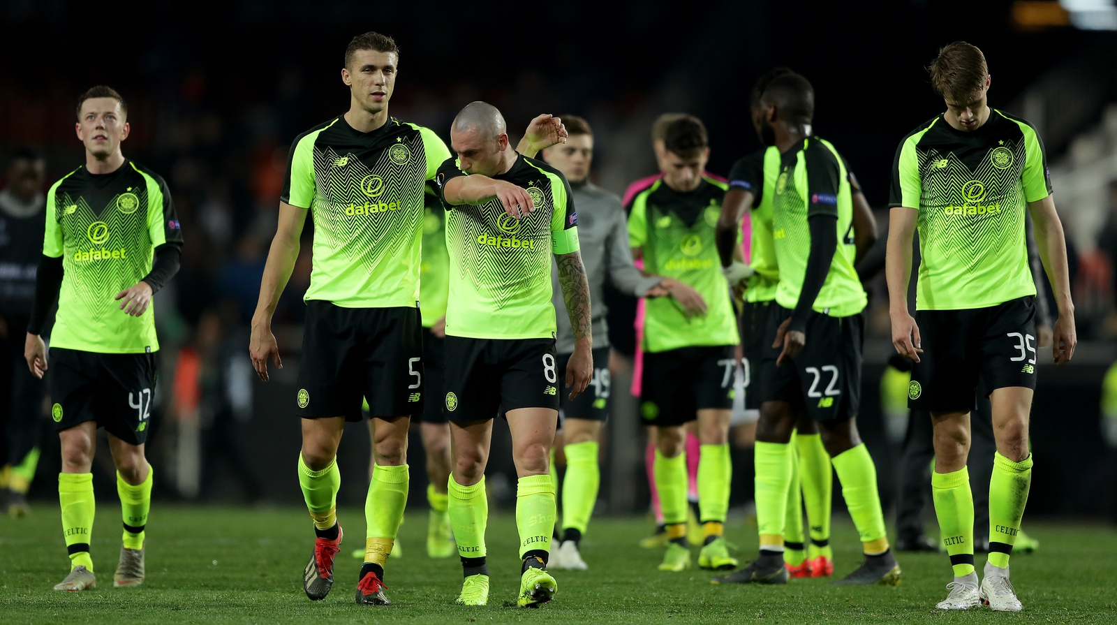 Celtic exit after narrow defeat on night to Valencia