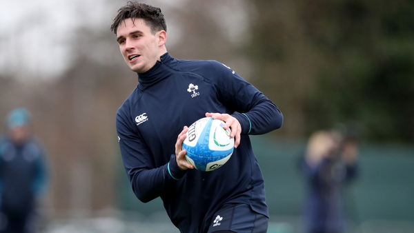 Joey Carbery has started five of his 18 Ireland appearances