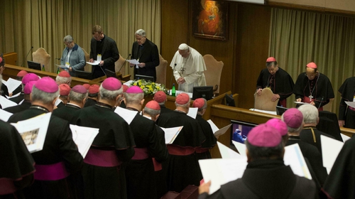 The conference ends on Sunday when the pope will make a final speech