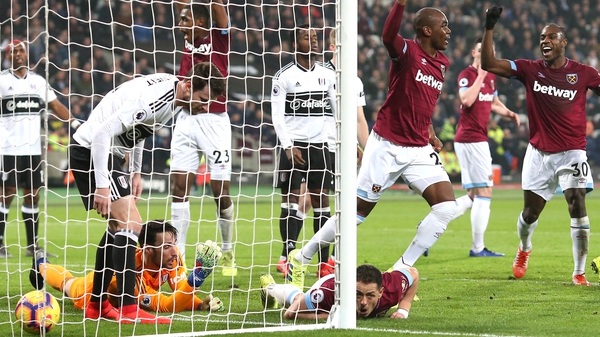 Javier Hernandez equalised with controversial goal