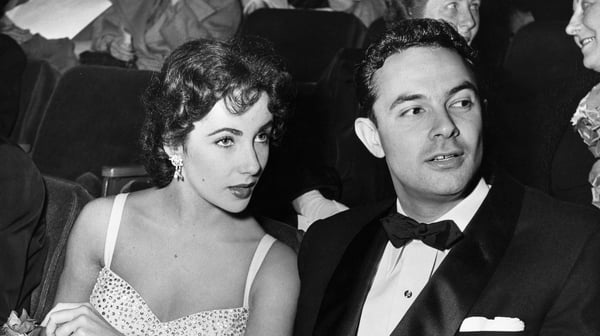 Stanley Donen pictured with Elizabeth Taylor