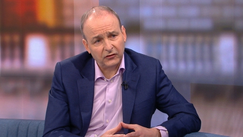 Micheal Martin said the issue was too serious for 'childish kind of stuff'