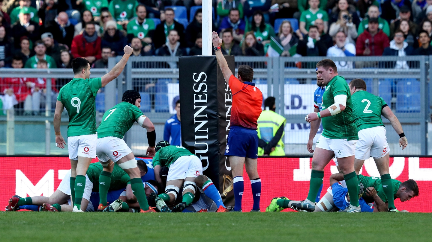 rte player ireland v italy