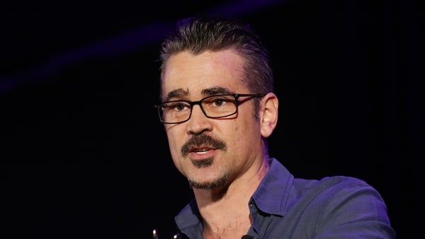 Colin Farrell said he was grateful to receive the award and to the organisation for helping entrepreneurs