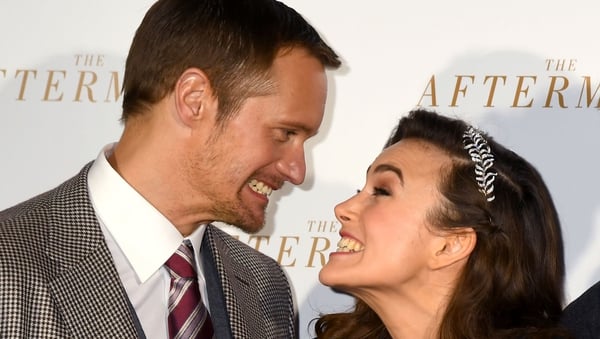 Keira Knightley was full of praise for her The Aftermath co-star Alexander Skarsgard