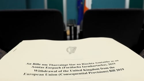 The Omnibus Bill to deal with a disorderly Brexit must pass all stages in the Oireachtas by Friday 15 March