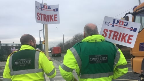 PNA ambulance members have already mounted four 12 hour strikes