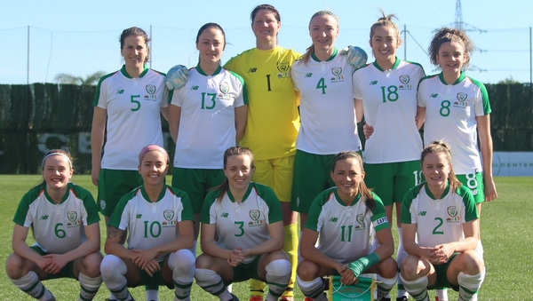 The Republic of Ireland starting XI in Marbella