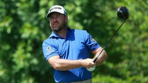 Graeme McDowell is eight shots off the lead