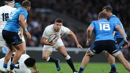 Ben Youngs in action against Italy in 2017