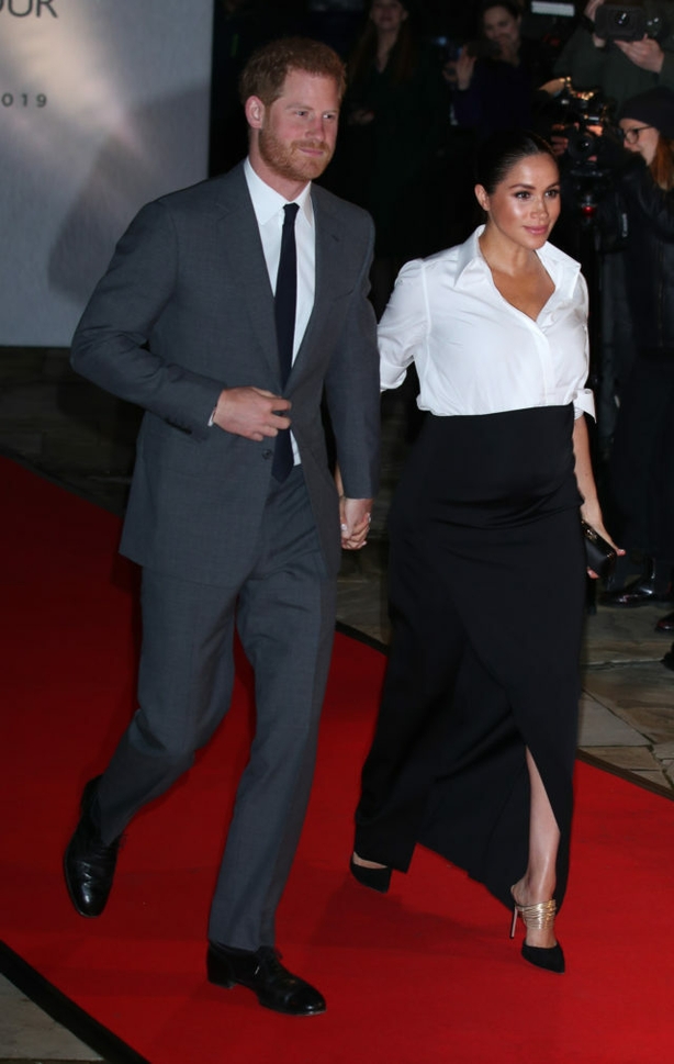 Meghan at the Endeavour Fund Awards in February (Yui Mok/PA)