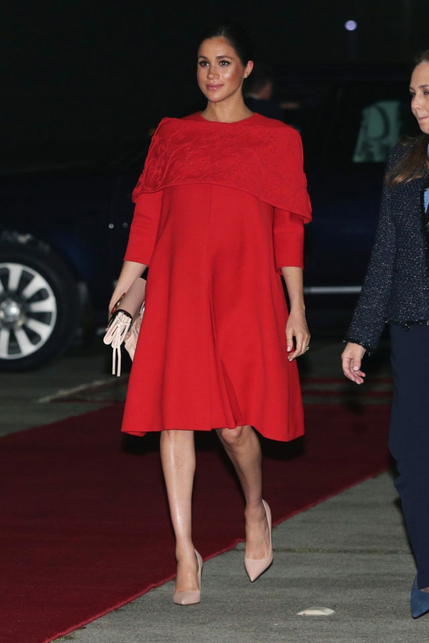 Meghan arrives in Casablanca in February (Hannah Mackay/PA)