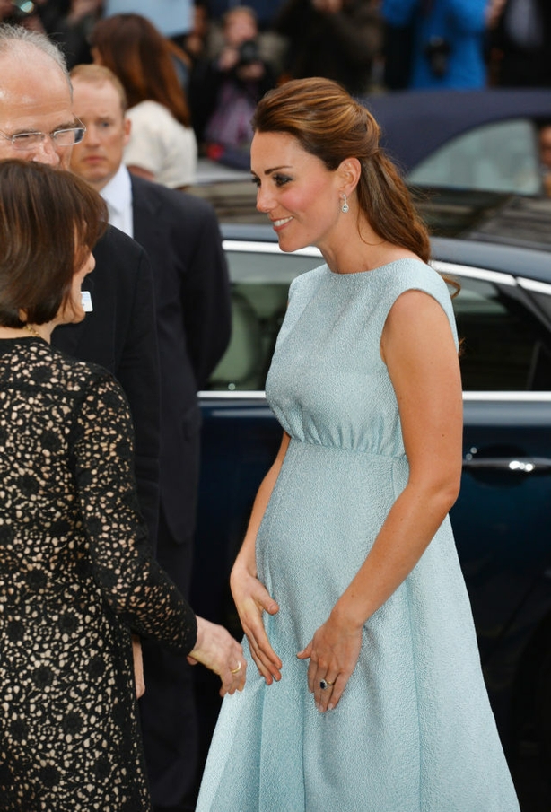 Kate visits the National Portrait Gallery in April 2013 (John Stillwell/PA)