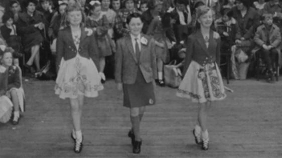Young Irish dancers, Oireachtas na Rince, Dublin (1964)