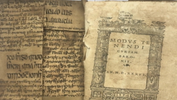 The document is a fragment of a translation into Irish of the 'Canon of Medicine'