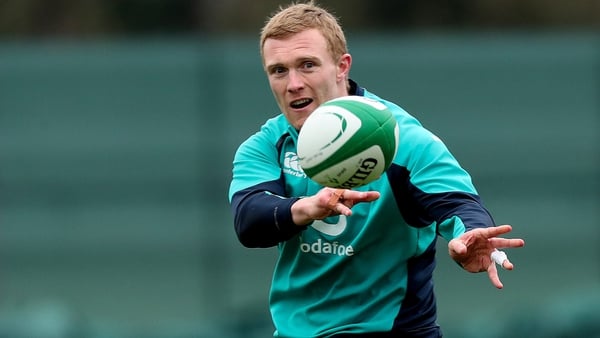 Keith Earls is Ireland's joint-top try scorer in the tournament with two tries