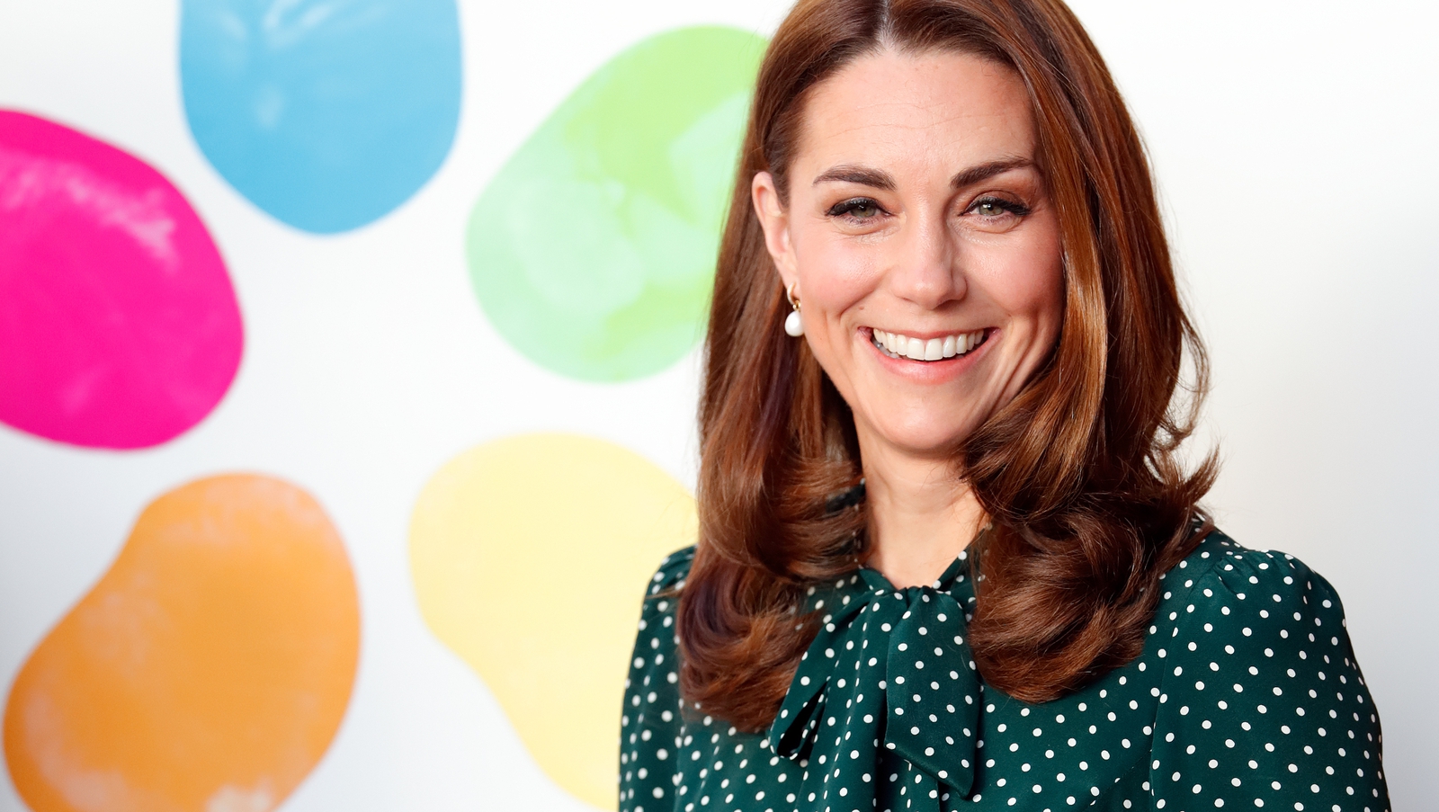 Kate Middleton goes high street in sweet green floral dress