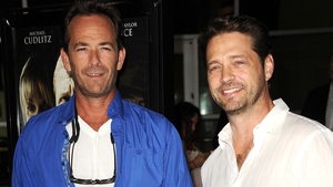 Jason Priestley has shared a touching tribute to his late Beverly Hills, 90210 co-star, Luke Perry
