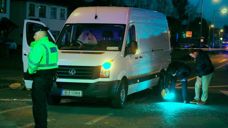 Lee
Boylan was shot three times in the shoulder and neck as he sat
in his van at a busy junction