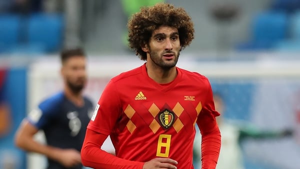 Fellaini was part of the Belgium team which came third in last year's World Cup