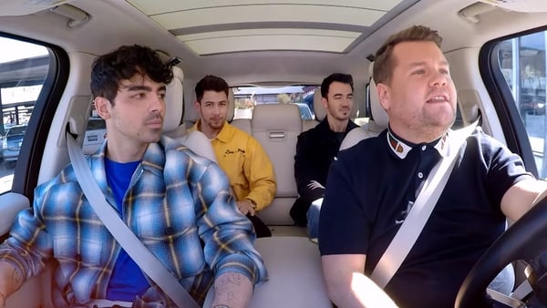 The Jonas Brothers joined James Corden for Carpool Karaoke