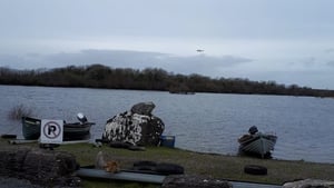 The fisherman went out on his boat on Lough Mask in the Cushlough area